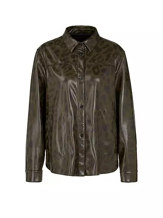 MARC CAIN | Bluse in Lederoptik | 